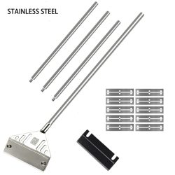 Aquarium Algen Entferner Aluminium Legierung Edelstahl Schaber Klinge Aquarium Glas Wasser Anlage Gras Reinigung Werkzeuge Zubehör