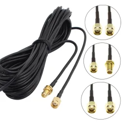 RG174 Kabel SMA Stecker Auf SMA Stecker Weiblich RPSMA Schott Stecker Verlängerung DRAHT RF Koaxial Coax Jumper RG316 Zopf 2M 5M 10M