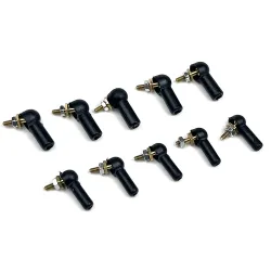 5PC M2 M3 Kugelgelenk 2mm 3mm Schwarz Verbindungsstange Kugelkopf Stecker L16/17mm Stangenende für DIY RC Benzin Boot Servo Ersatzteile