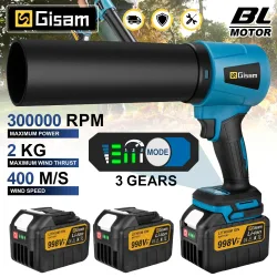 G nto 3000 W Bürstenlosen Elektrischen Turbo Gebläse Jet Fan 400 M/S 300000 RPM Handheld Blatt Staub Blasen Werkzeug für Makita 18 V Batterie Pin