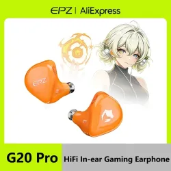 EPZ, EPZ G20 Pro In-Ear-Kopfhörer HIFI Musik Gaming IEMs 10mm LCP+PU Dynamischer Treiber ENC Boom-Mikrofon Abnehmbares Kabel Kabelgebundene Kopfhörer