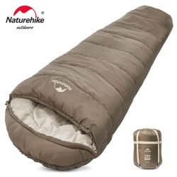 Naturehike Schlafsack MJ300 -1 ?   Leichtgewichtiger MJ600 -12 ?   Mumienschlafsack für Outdoor-Camping, Wandern, Klettern, Trekking, Bergsteigen, Baumwolle, Frühling, Herbst, Winter Schlafsack