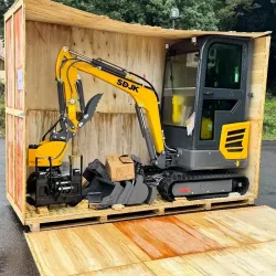 Meistverkaufter Mini-Bagger 1 Tonne Multifunktionaler Raupenbagger 1,2 Tonnen Mini-Bagger, Maßgefertigter Geschlossener Kabinenbagger 1,8 Tonnen, Schnelle Lieferung