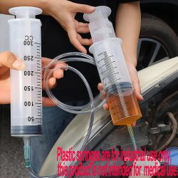 Doppelfunktions-Spritzenöl-Absaug- und Befüllwerkzeug für Auto, zum Extrahieren und Nachfüllen von Öl, Kraftstoff und Wasser, verschiedene Größen mit Schlauch