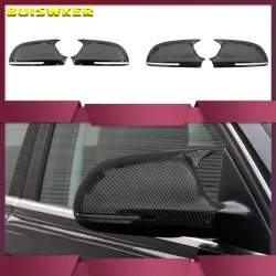 2 Stück glänzend schwarze Spiegelabdeckkappen für Audi A4 A5 B8 A3 8P A6 C6 Q3 Rückspiegel