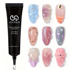 3D-Gel ? Nail-Art-Modellierungsgel, geeignet für Nageldesign, Herbst und Winter, DIY-Nagelkunst zum Malen, Formen, Bildhauerei
