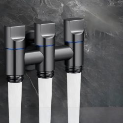 Mini-T-Typ-Waschmaschinen-Wasserhahn mit automatischem Wasserstoppventil und speziellem Trommelanschluss für Haushaltsgeräte