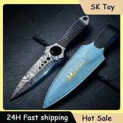 26cm GO'S Game M9 Messer-Serie Spielzeugschwert Crimson Web Nahkampf-Klauenmesser Vollmetall-Handwerk Schreibtisch-Dekoration Jungengeschenke Sammlerstücke