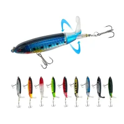13g/15g/35g Topwater Angeln Köder Whopper Popper Künstliche Köder Harte Plopper Weiche Rotierenden schwanz Angelgerät Angeln Köder