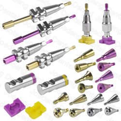 1 teil/paket Oral Dental Zubehör Offen Geschlossen Tablett Lange Kurze Analog RC NC Kappe für ITI Straumann