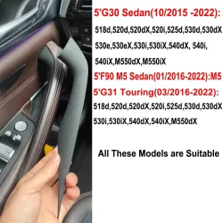 2er-Set 4er-Set G30 G31 F90 Türgriff-Zierleiste ABS Innenverkleidung für BMW 5er M5 2017-2021 51417438521