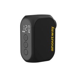 anoutway AT1 Pro Mini-Elektropumpe für Fahrräder, kabelloser Reifenfüller mit Bildschirm, 25 Minuten Schnellladung, 120 PSI, max. 450 mAh Akku