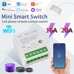 16A 20A Tuya WiFi Smart Switch 2-Wege-Steuerung Mini Smart Breaker Arbeit mit Smart Life Alexa Google Home Alice