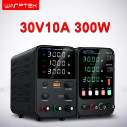 Wanptek DC Labor-Netzteil Einstellbar 30V 10A 60V 5A 120V 3A mit USB-Schnellladung Tischnetzteil
