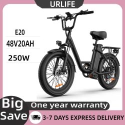 URLIFE E20 Elektrofahrrad 250W Motor 48V 13Ah 20 Zoll City-Pendler Erwachsenen-Elektrofahrrad