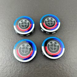 4 Stück Auto-Radnabenkappen 56mm 68mm E36 E46 Für BMW M Performance Radkappen-Abdeckung E60 E90 E91 E92 E93 F30 F20 E87 M3 Zubehör
