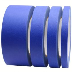 Blaues Malerband, 1/2 Zoll, 3/4 Zoll, 1 Zoll, 2 Zoll, Mal-Abdeckband in verschiedenen Größen, Clean Release-Papierband für Zuhause