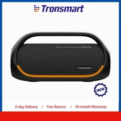 Tronsmart Bang Bluetooth-Lautsprecher 60W Outdoor-Partylautsprecher mit Hi-Res Audio, starkem Bass, App-Steuerung, tragbarem Griff