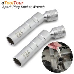 Zündkerze Steckschlüssel Adapter 14mm 16mm Installieren Ersetzen Reparatur Kit Schwenk Drehmoment Magnetische Entfernen Entfernung Lücke Werkzeug auto AUTO
