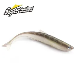 2023 Supercontinent Leanness ShadTeez 6 cm/8 cm Hecht Zander Predator Angeln 3D-Augen Weicher Köder Angelköder