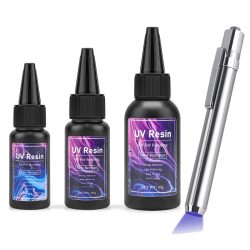20g/30g/50g UV Epoxidharz Kleber DIY Schmuck Machen Hohe Transparenz Schnell Trocknend hohe Härte Kleber UV Lampe DIY Handwerk Dekor
