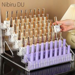 3/4/5/6/7 Schichten Acryl Nagellack Display Rack Transparent Kosmetische Organizer Multi-schicht Einfache Montage Rack Ständer Halter