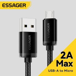 Essager Micro USB Kabel Schnelle Lade Datenkabel Für Xiaomi Realme Huawei OPPO Samsung Handy Ladegerät Kabel USB Micro Draht