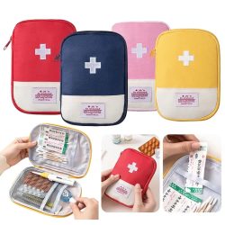 Reise-Medizintasche Pillenaufbewahrungstasche Outdoor Essentials Notfall-Überlebenstasche Mini-Erste-Hilfe-Set tragbare Aufbewahrungstasche für Zuhause