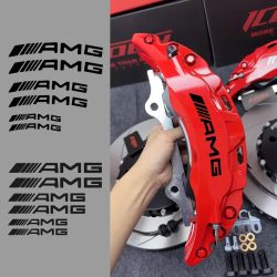 Für Mercedes Benz 2021 C/S Klasse Autoaufkleber Bremssattel-Aufkleber AMG Logo Personalisierte Modifikation Dekorativer Aufkleber
