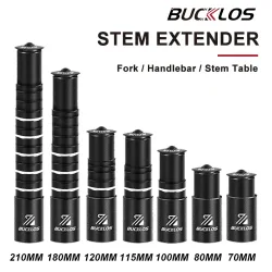 BUCKLOS Fahrrad Lenker Vorbau Höhe Extender Aluminium Legierung Lenker Rise Up Adapter Gabel Vorbau Verlängerung Fahrrad Zubehör