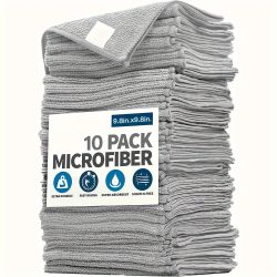 5/10/20-teiliges Küchentuch-Set, ultrafeine Faser, hellgraues Reinigungstuch-Set, saugfähiges, weiches und flecken entfernendes Tuch