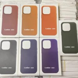Offizielles 1:1 Magsafe Lederetui für iPhone 17 Pro Max 16 15 14 Pro Max mit animiertem magnetischem kabellosem Ladegerät-Cover