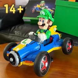 HOTTOYS 2234-teiliges DIY-Kart-Bausatz Rennserie Klassisches Spielcharakter-Automodell Spielzeug Geburtstagsgeschenke für Sammler