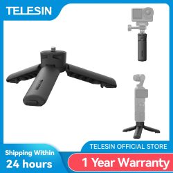 TELESIN Mini Quick Release Universal Stativ Handgriff für GoPro Insta360 DJI Osmo Action Kamera mit 1/4 Schraube Adapter