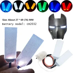 DIY Led Flexible Licht Augen Kits für Tony Stark Helm Maske Glow Augen Lichter Modifizierte Halloween Cosplay Masken Zubehör