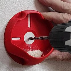 Robuster Bohrstaubsammler aus Kunststoff für die Reinigung von Bauwerkzeugen. Effizientes Zubehör für die Staubsammlerabdeckungen