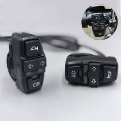 Elektroroller-Schalter für Scheinwerfer, Blinker und Hupe, 36V/48V EIN/AUS-Steuerschalter, wasserdicht für E-Bike Motorrad
