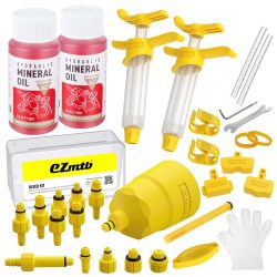 Bremsentlüftungsset für hydraulische Shimano-Bremsen, hydraulische Bremsflüssigkeitswechsel-Sets, einschließlich 1?3 Stück 60 ml Bremsflüssigkeits-Mineralöl