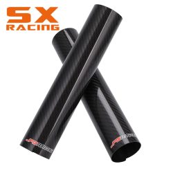 Motorrad Carbon Fiber Gabel Schutz Wrap Abdeckung Zubehör Für Yamaha HONDA KTM EXC SX SXF XC XCF XCW 125 250 350 450 530 JFG