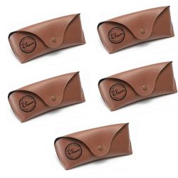 1/2/3/5/10 PCS Leder Weiche Brillenetui Für Männer Frauen Brillen Box Tasche Schutz Fall Zubehör