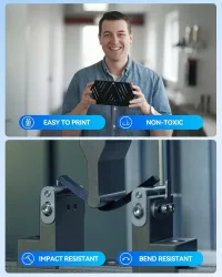 JAYO 15 Rollen 3D PETG Filament Hochgeschwindigkeits-Matt-PETG 3D-Drucker-Filament Hochfließendes Schnelles Matt-Effekt PETG 3D-Druckmaterialien