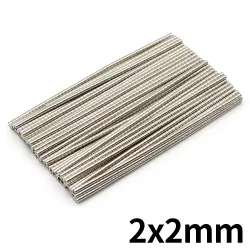 2 x 2 mm superstarker runder Neodym-Magnet N35, leistungsstarker magnetischer NdFeB-Permanent-Kühlschrankmagnet, Imanes DIY