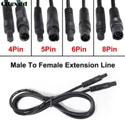 Cltgxdd 4/5/6/8 Pin Stecker auf Buchse Rückfahr kamera Verlängerung kabel Kabel 4p 5p 6p 8 p Auto Video Verbindungs kabel 1/2/3m