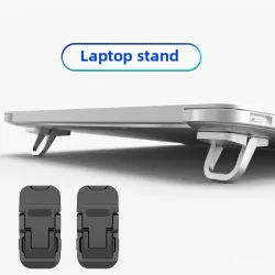 2 Stück universeller faltbarer Laptop-Ständer, Computer-Tastaturhalter, Mini-tragbare Laptop-Kühlhalterung für MacBook-Notebooks