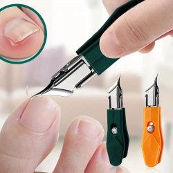 25 °   Nagelknipser mit schräger Kante, breite Öffnung, Edelstahl, professionelle Werkzeuge für eingewachsene Zehennägel, Adlerschnabel, schräge Zehennagelschneider