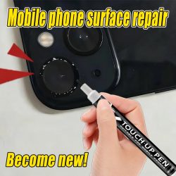 Schwarzer Ausbesserungs-Lackstift 20g - Kratzerentferner für Mobiltelefone, Kameras, Reparaturwerkzeug für abgekratzte schwarze Oberflächen