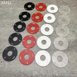 5 Stück schwarz weiß rot Farbe Clickwheel Kunststoff-Außenschale ohne Flexkabel für iPod 6. 7. Generation 80 GB 5. Generation Video 30 GB