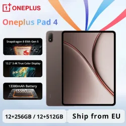 Neuestes OnePlus Pad 4 Tablet WIFI Snapdragon 8 Elite Gen 5 13,2'' LCD 144Hz Display 13380mAh Akku 8 Lautsprecher 13MP Kamera Ohne Ladegerät
