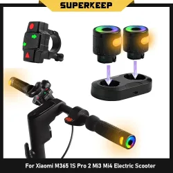 Für Xiaomi M365 1S Pro 2 Mi3 Mi4 Lenkergriffe oder Rücklicht Blinker für Ninebot Max G30 G2 für Hiboy