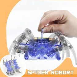 Heißer Verkauf Neue Elektrische Roboter Spinne Spielzeug DIY Pädagogisches Stem Robotic Baut Kits für Kinder Weihnachten Halloween Geburtstag Geschenke